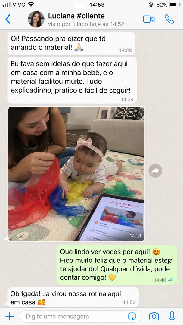 Depoimento de Luciana — Lenços de Cores